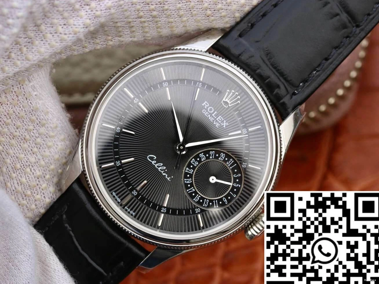 50519 Rolex MKS Date Factory Celini Black Dial 1116